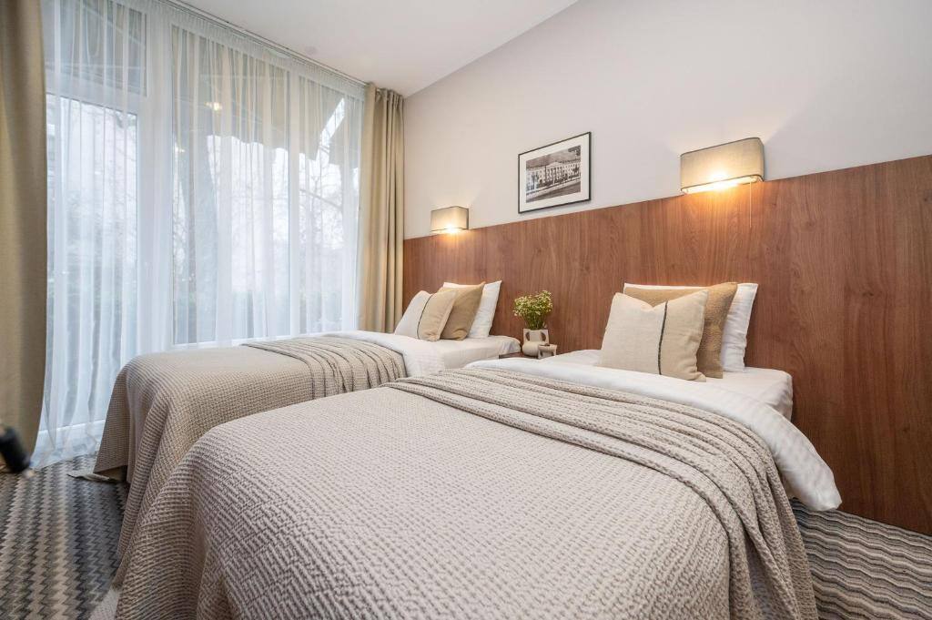 Dvivietis kambarys su dviem lovomis ir terasa - Nėris Inn Terraces, Vilnius